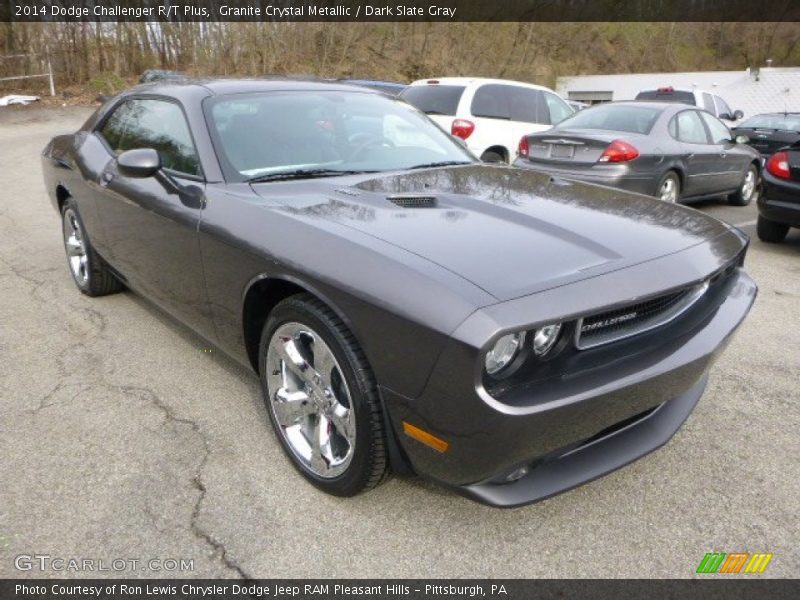 Granite Crystal Metallic / Dark Slate Gray 2014 Dodge Challenger R/T Plus