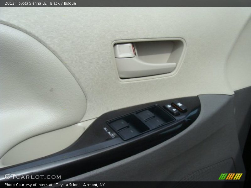 Black / Bisque 2012 Toyota Sienna LE