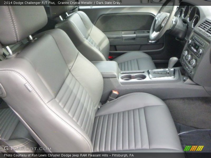 Granite Crystal Metallic / Dark Slate Gray 2014 Dodge Challenger R/T Plus