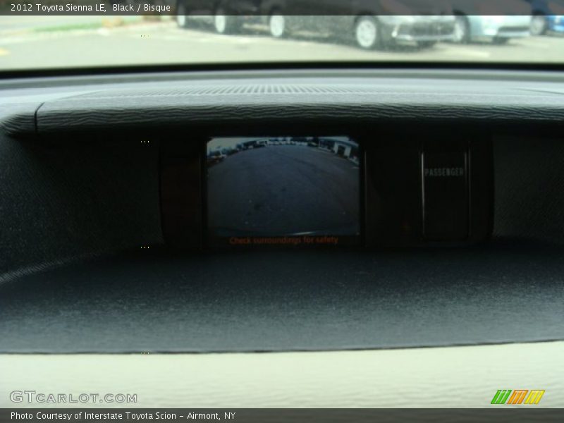 Black / Bisque 2012 Toyota Sienna LE