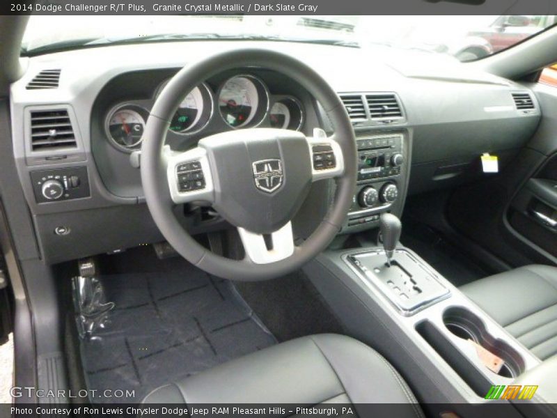 Granite Crystal Metallic / Dark Slate Gray 2014 Dodge Challenger R/T Plus