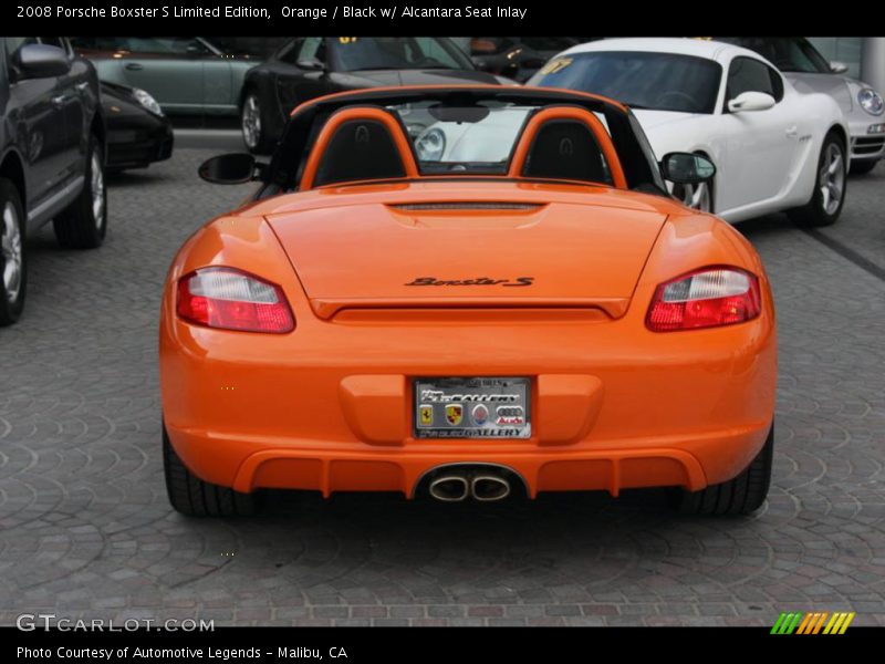 Orange / Black w/ Alcantara Seat Inlay 2008 Porsche Boxster S Limited Edition