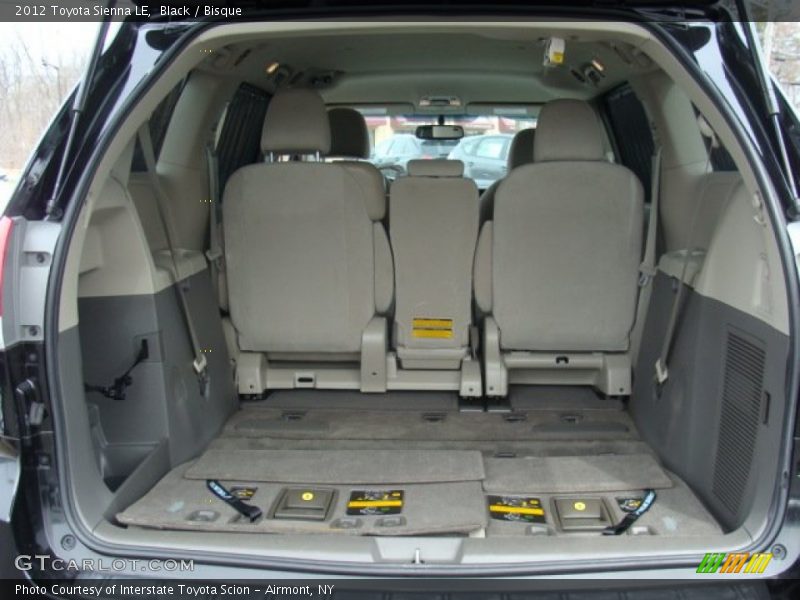 Black / Bisque 2012 Toyota Sienna LE