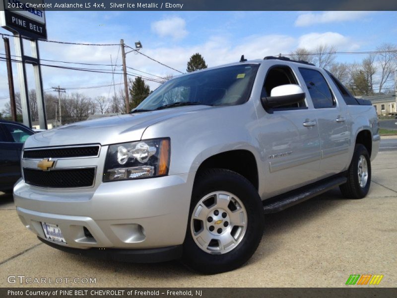 Silver Ice Metallic / Ebony 2012 Chevrolet Avalanche LS 4x4