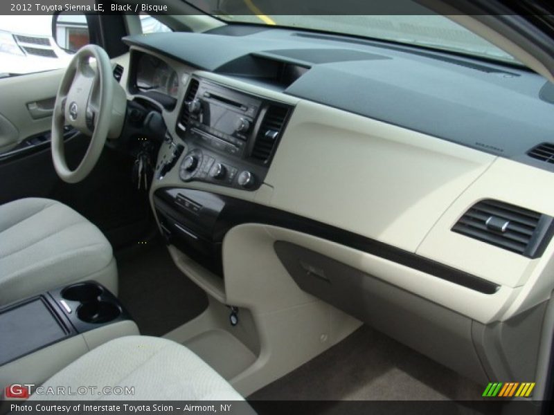 Black / Bisque 2012 Toyota Sienna LE