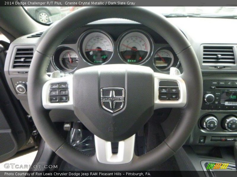 Granite Crystal Metallic / Dark Slate Gray 2014 Dodge Challenger R/T Plus