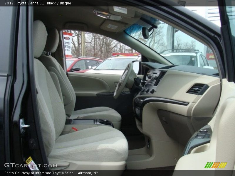 Black / Bisque 2012 Toyota Sienna LE