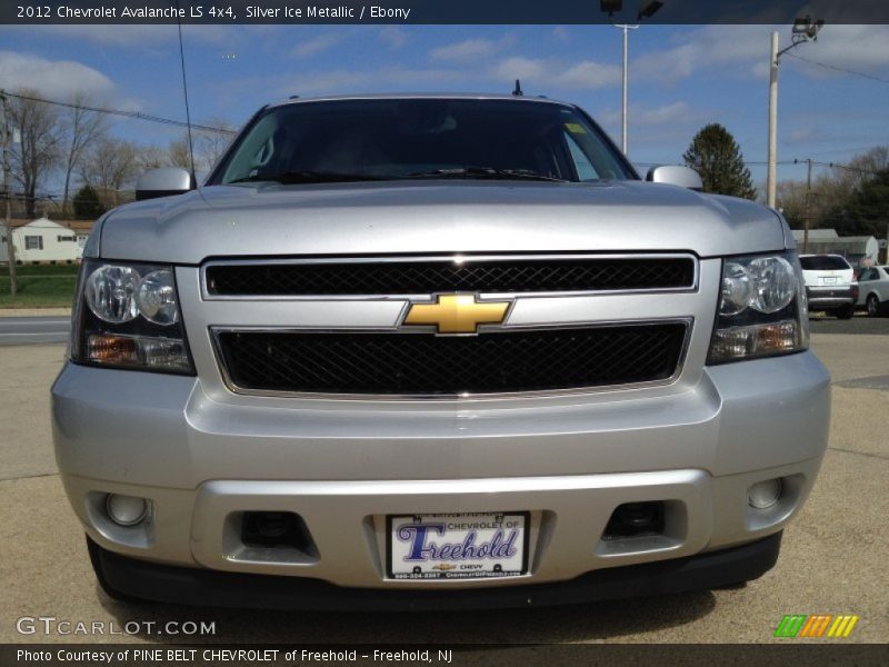 Silver Ice Metallic / Ebony 2012 Chevrolet Avalanche LS 4x4