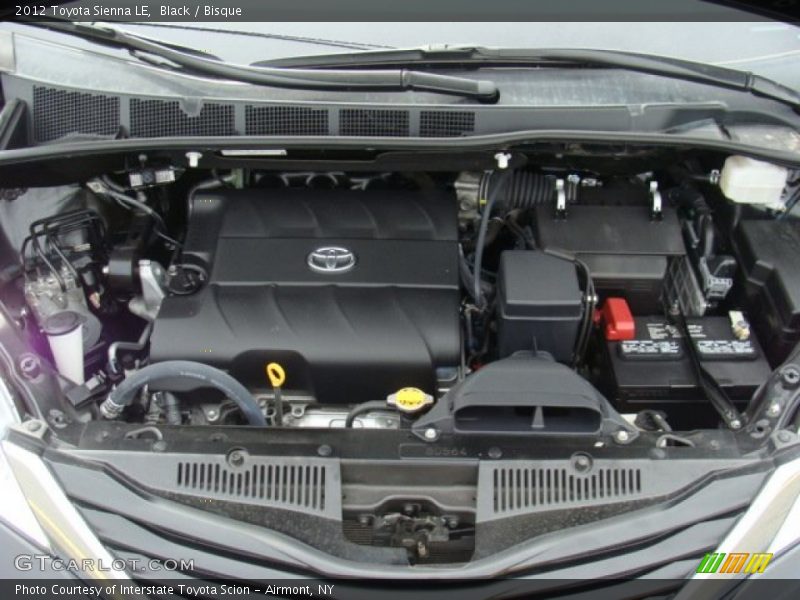Black / Bisque 2012 Toyota Sienna LE
