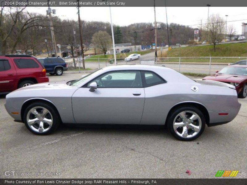 Billet Silver Metallic / Dark Slate Gray 2014 Dodge Challenger R/T