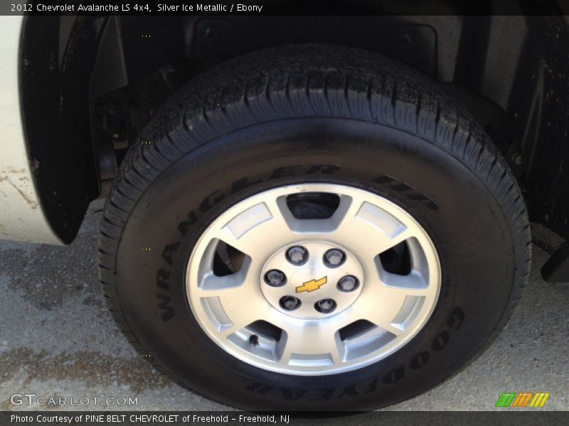 Silver Ice Metallic / Ebony 2012 Chevrolet Avalanche LS 4x4