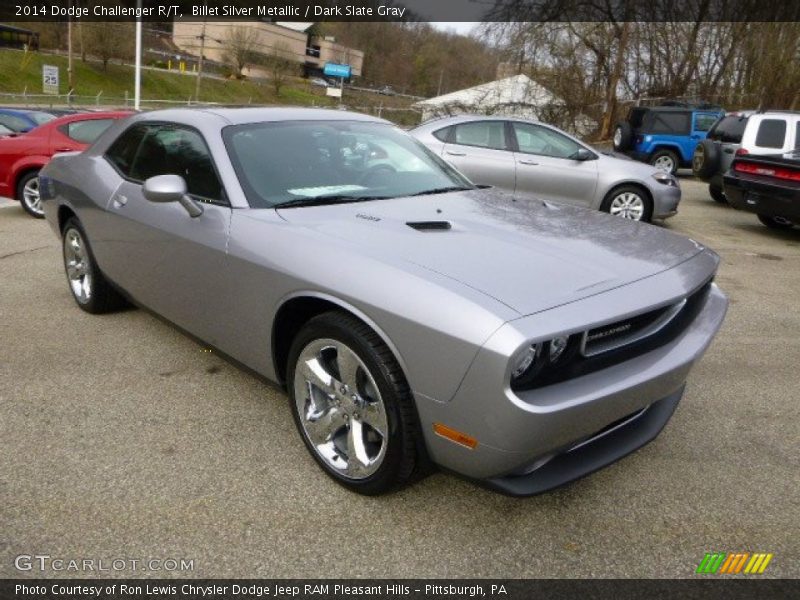 Billet Silver Metallic / Dark Slate Gray 2014 Dodge Challenger R/T