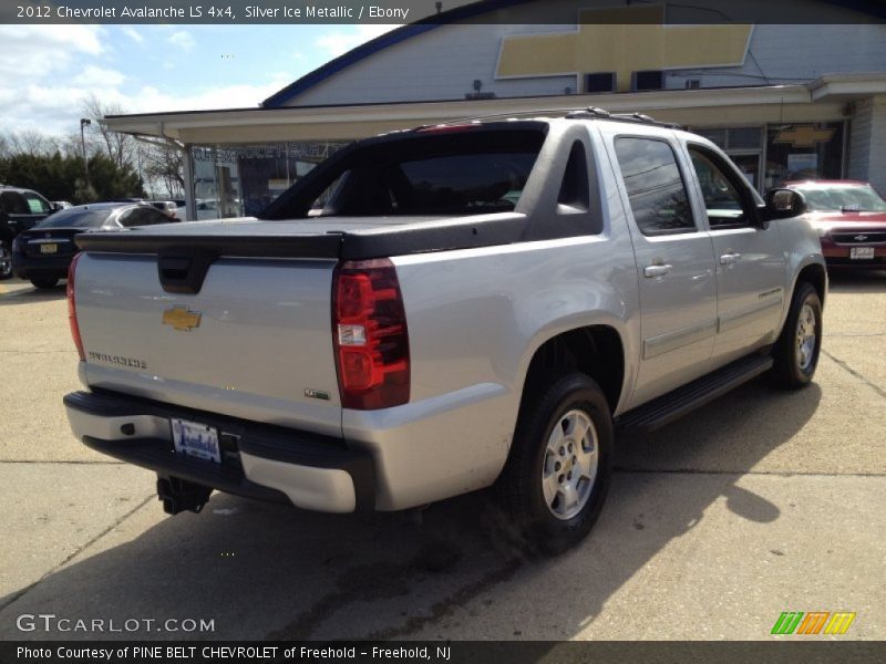 Silver Ice Metallic / Ebony 2012 Chevrolet Avalanche LS 4x4