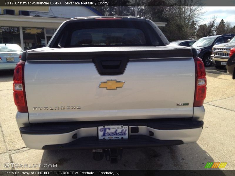 Silver Ice Metallic / Ebony 2012 Chevrolet Avalanche LS 4x4