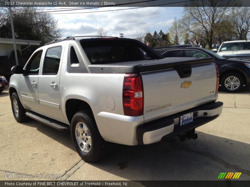 Silver Ice Metallic / Ebony 2012 Chevrolet Avalanche LS 4x4
