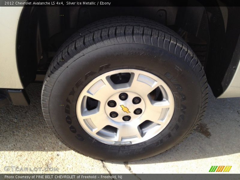 Silver Ice Metallic / Ebony 2012 Chevrolet Avalanche LS 4x4
