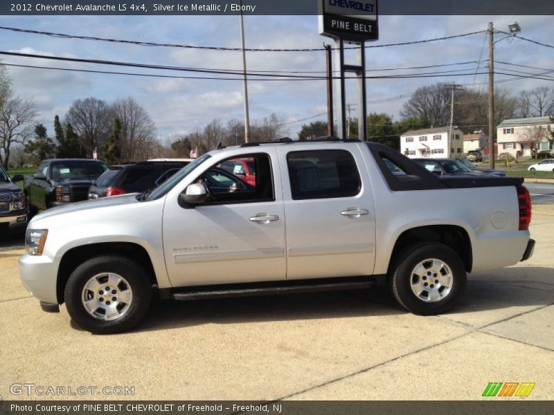 Silver Ice Metallic / Ebony 2012 Chevrolet Avalanche LS 4x4