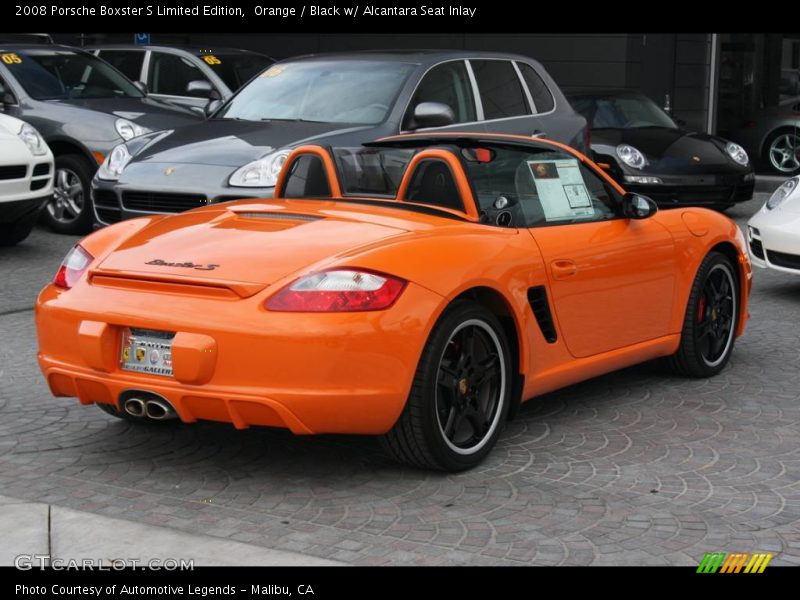 Orange / Black w/ Alcantara Seat Inlay 2008 Porsche Boxster S Limited Edition