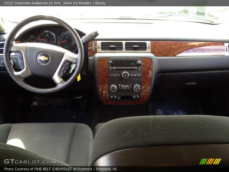 Silver Ice Metallic / Ebony 2012 Chevrolet Avalanche LS 4x4