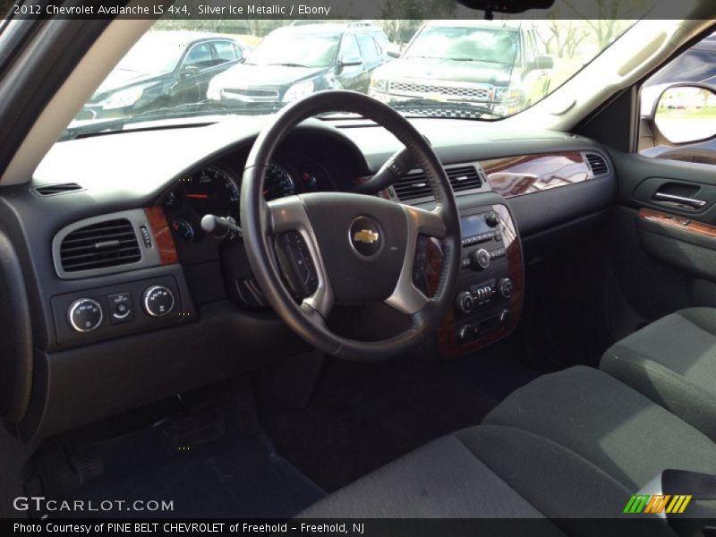 Silver Ice Metallic / Ebony 2012 Chevrolet Avalanche LS 4x4