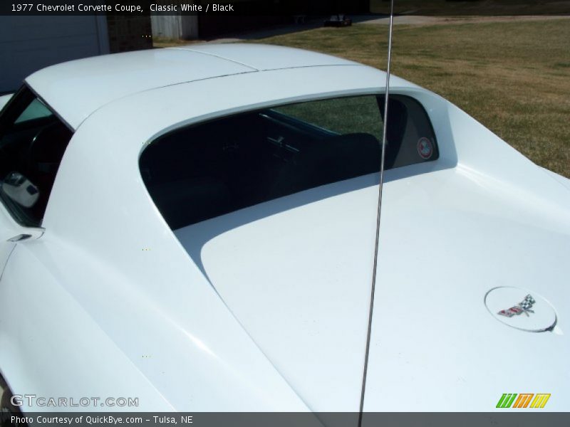 Classic White / Black 1977 Chevrolet Corvette Coupe