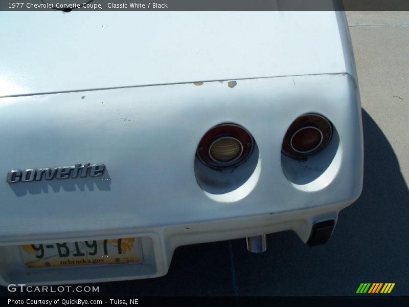 Classic White / Black 1977 Chevrolet Corvette Coupe
