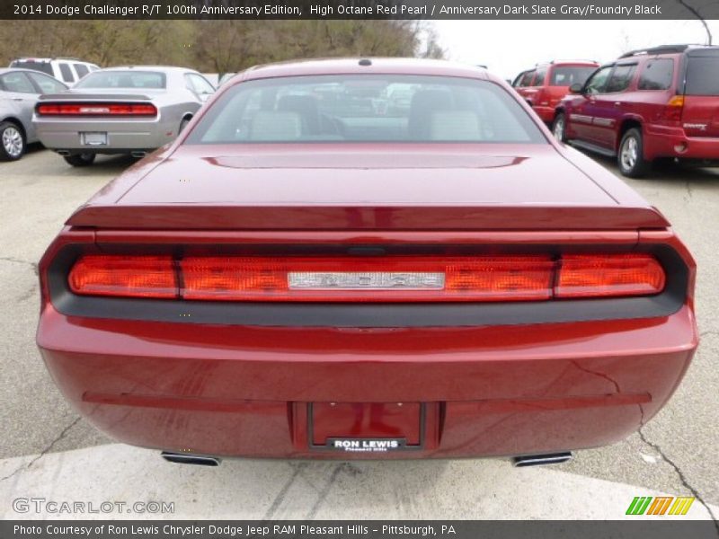 High Octane Red Pearl / Anniversary Dark Slate Gray/Foundry Black 2014 Dodge Challenger R/T 100th Anniversary Edition