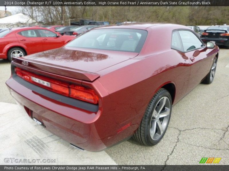 High Octane Red Pearl / Anniversary Dark Slate Gray/Foundry Black 2014 Dodge Challenger R/T 100th Anniversary Edition
