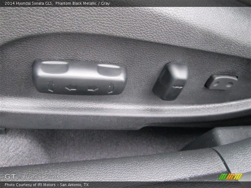 Phantom Black Metallic / Gray 2014 Hyundai Sonata GLS