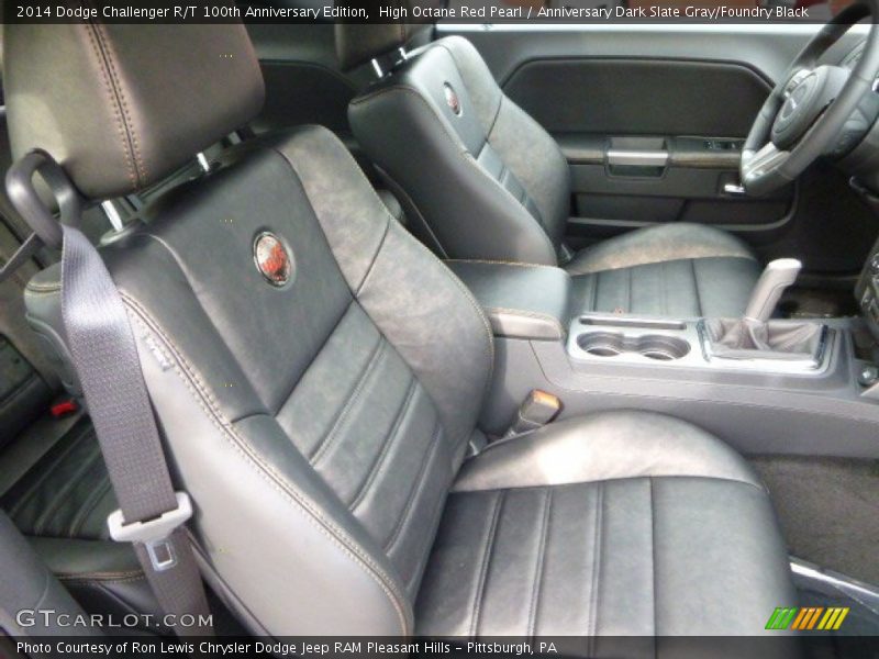 Front Seat of 2014 Challenger R/T 100th Anniversary Edition
