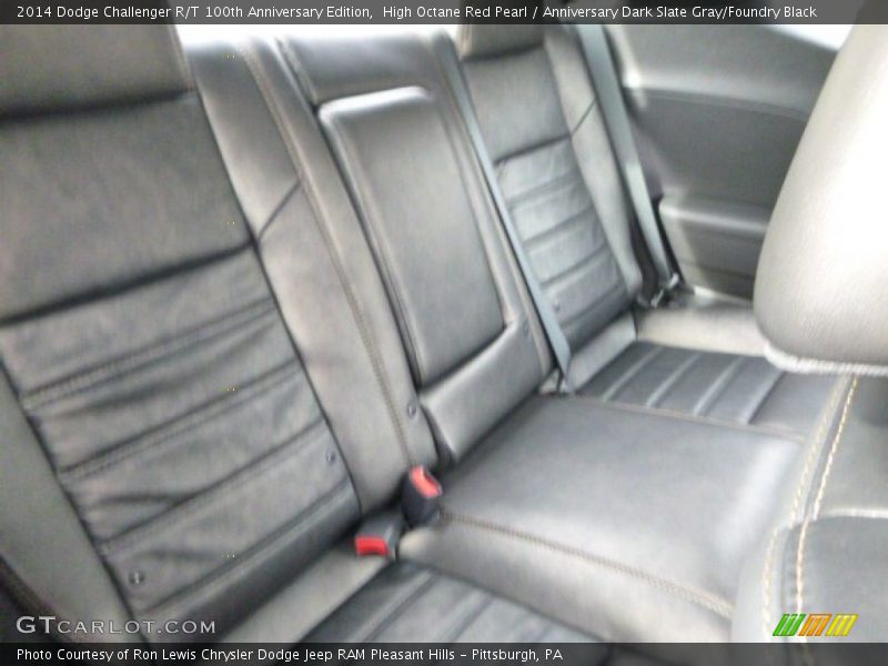 Rear Seat of 2014 Challenger R/T 100th Anniversary Edition