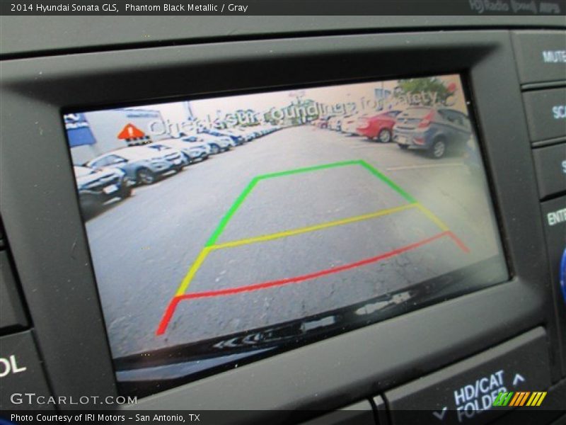 Phantom Black Metallic / Gray 2014 Hyundai Sonata GLS