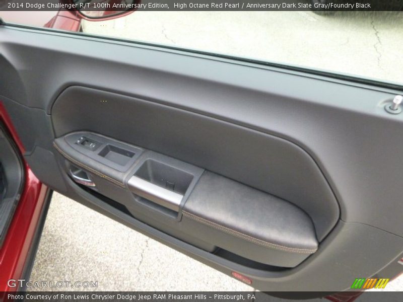 High Octane Red Pearl / Anniversary Dark Slate Gray/Foundry Black 2014 Dodge Challenger R/T 100th Anniversary Edition