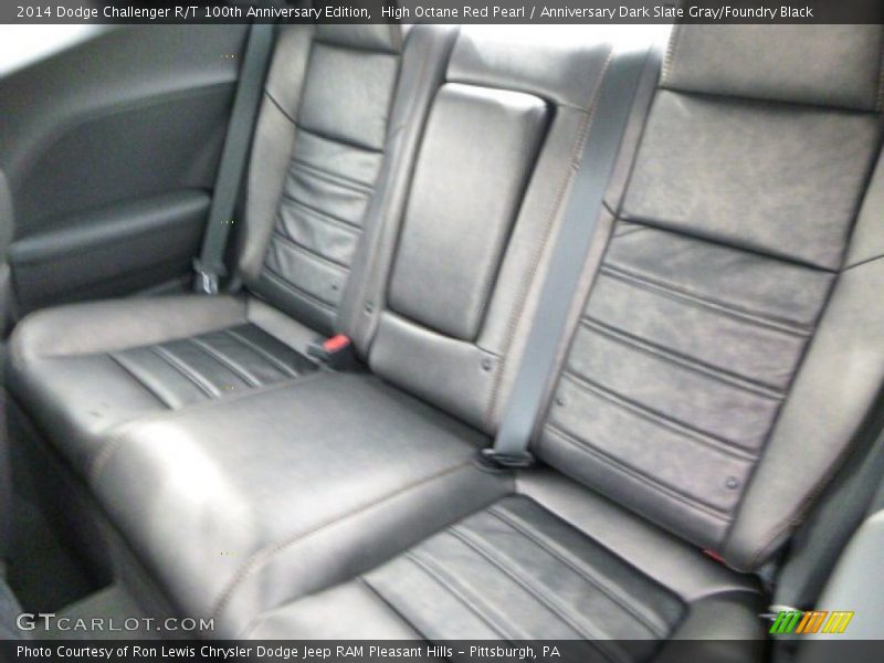Rear Seat of 2014 Challenger R/T 100th Anniversary Edition