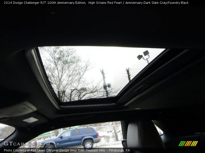 High Octane Red Pearl / Anniversary Dark Slate Gray/Foundry Black 2014 Dodge Challenger R/T 100th Anniversary Edition