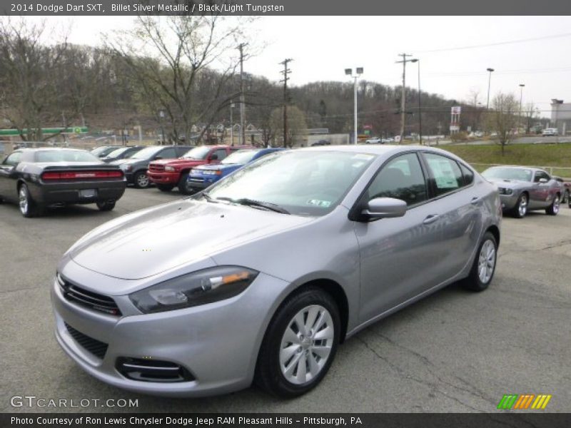 Billet Silver Metallic / Black/Light Tungsten 2014 Dodge Dart SXT