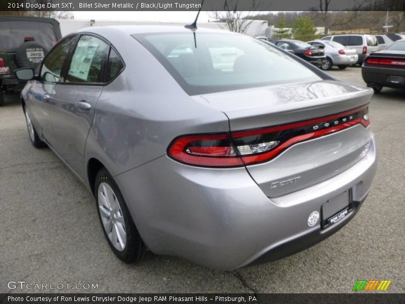 Billet Silver Metallic / Black/Light Tungsten 2014 Dodge Dart SXT