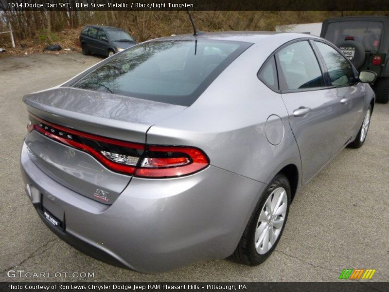 Billet Silver Metallic / Black/Light Tungsten 2014 Dodge Dart SXT