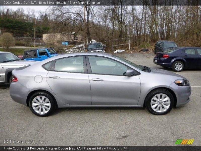 Billet Silver Metallic / Black/Light Tungsten 2014 Dodge Dart SXT