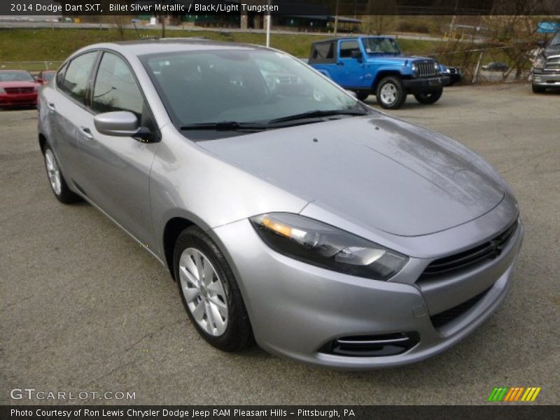 Billet Silver Metallic / Black/Light Tungsten 2014 Dodge Dart SXT