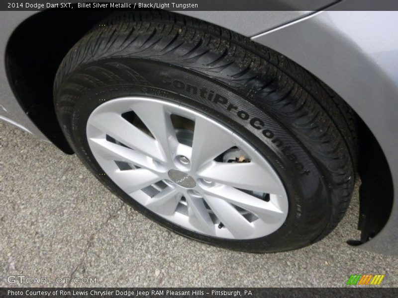 Billet Silver Metallic / Black/Light Tungsten 2014 Dodge Dart SXT