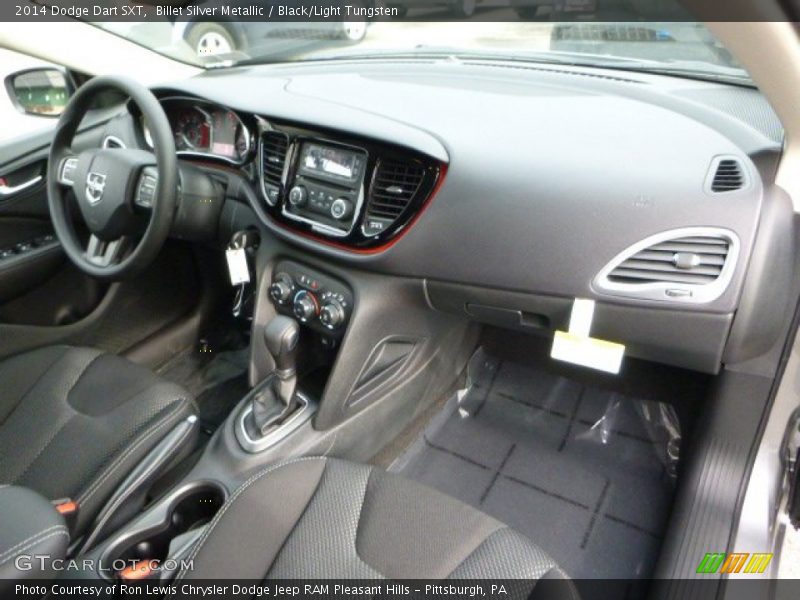 Billet Silver Metallic / Black/Light Tungsten 2014 Dodge Dart SXT