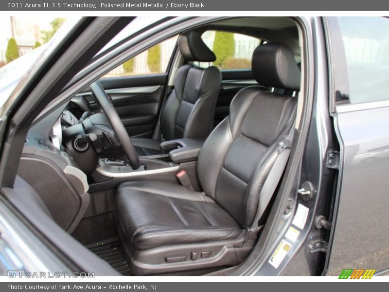 Polished Metal Metallic / Ebony Black 2011 Acura TL 3.5 Technology