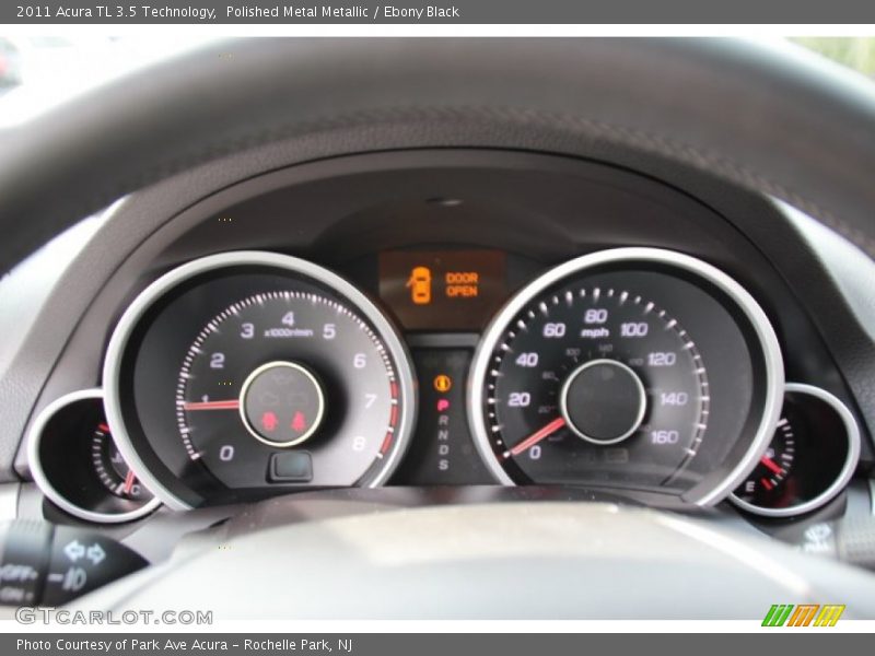 Polished Metal Metallic / Ebony Black 2011 Acura TL 3.5 Technology