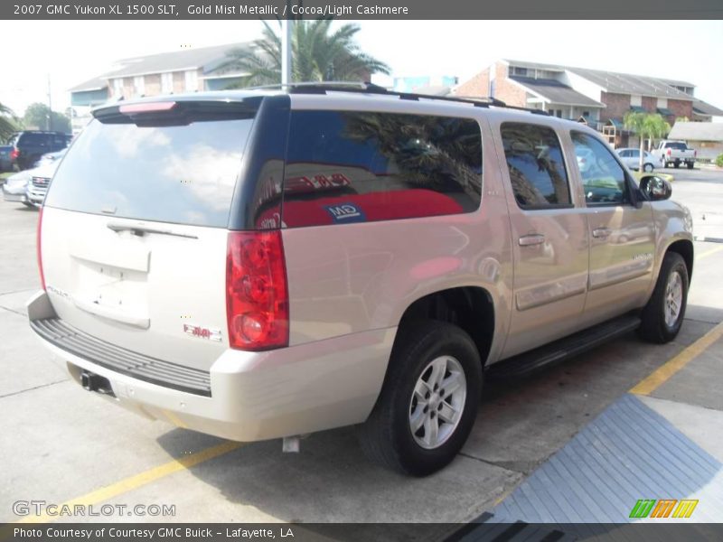 Gold Mist Metallic / Cocoa/Light Cashmere 2007 GMC Yukon XL 1500 SLT