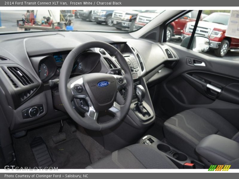 Charcoal Black Interior - 2014 Transit Connect XLT Van 