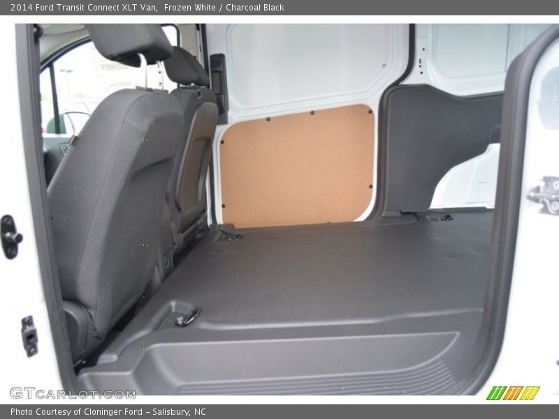 Frozen White / Charcoal Black 2014 Ford Transit Connect XLT Van