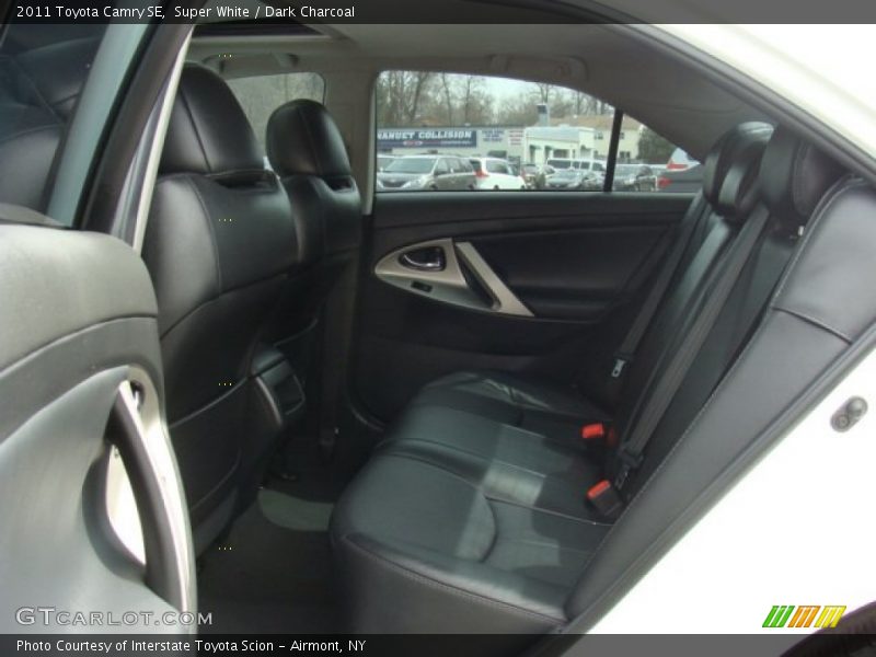 Super White / Dark Charcoal 2011 Toyota Camry SE