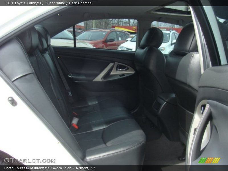 Super White / Dark Charcoal 2011 Toyota Camry SE
