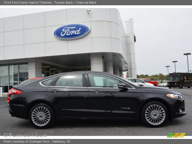 Tuxedo Black / Charcoal Black 2014 Ford Fusion Hybrid Titanium